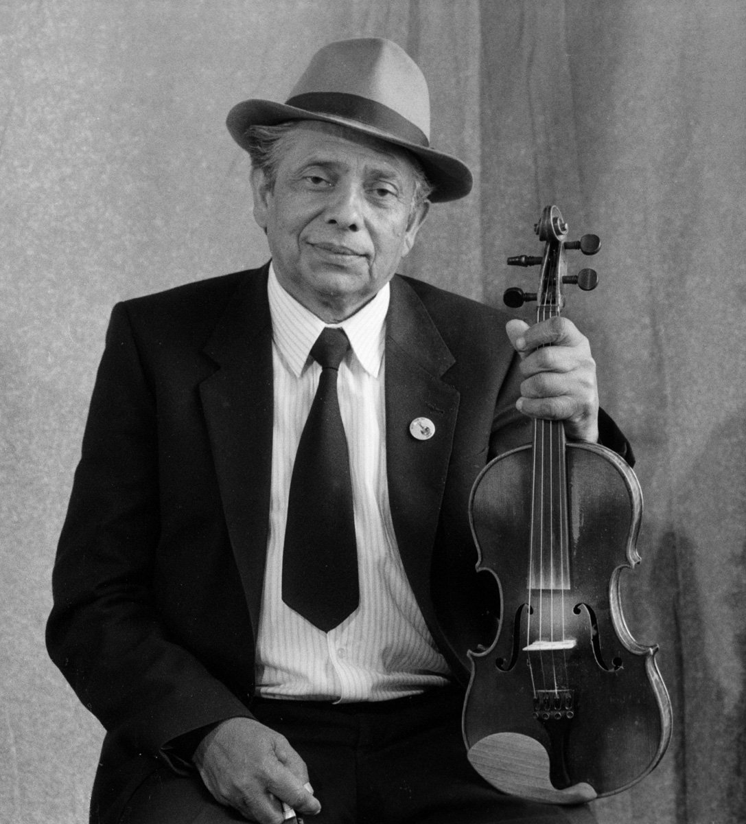 Csiszár Aladár híres cigányzenész dinasztia leszármazottja &bullet;  Fotó: Hagyományok Háza/Archív