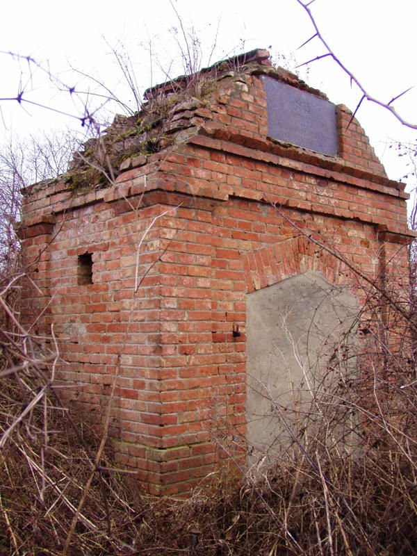 Fráter Vince neje, Bernáth Ilona telket adományozott a gálospetri iskolarészére azzal a kikötéssel, hogy kriptájukat ápolni fogják •  Fotó: Sütő Éva
