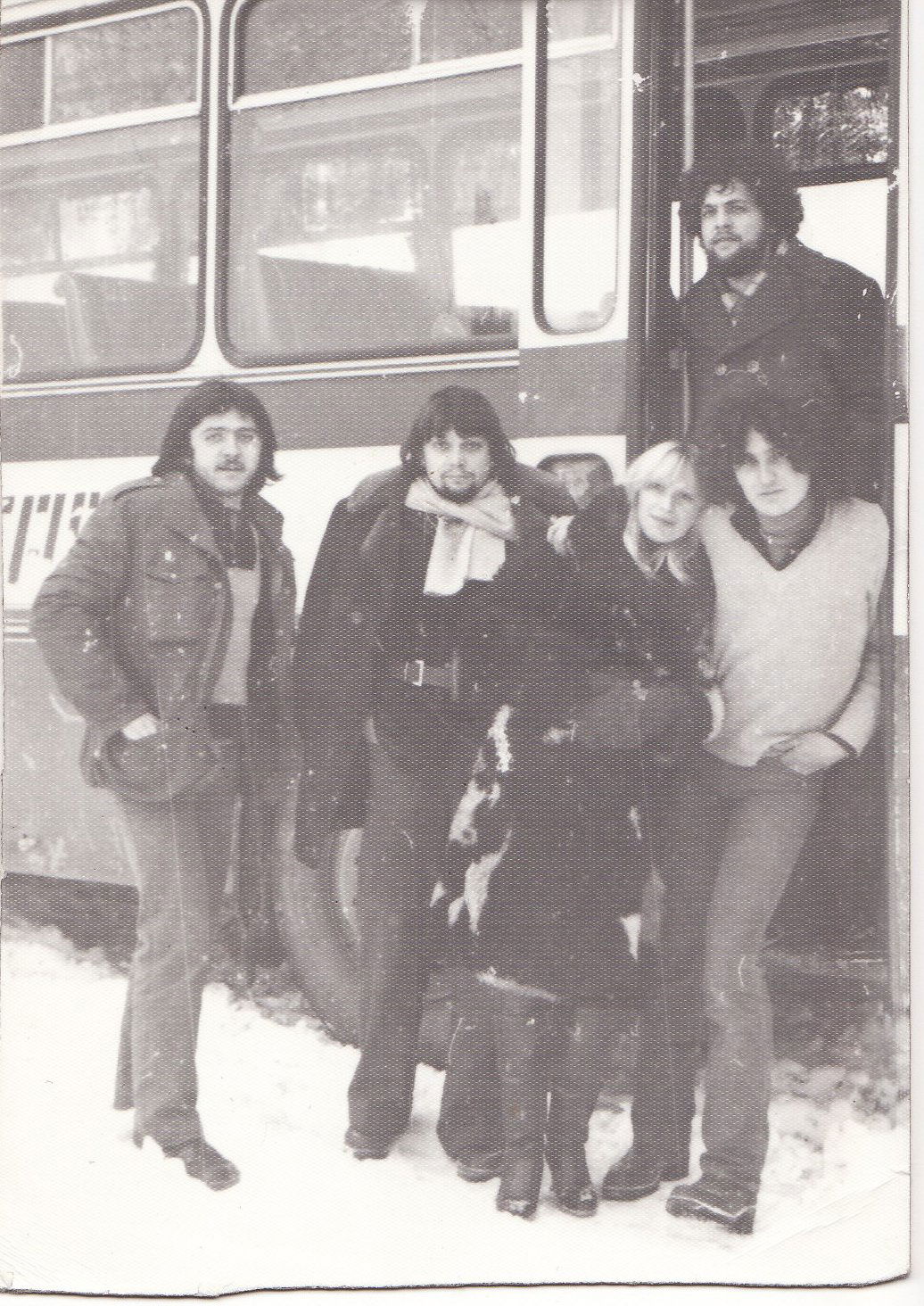 A Garabonciás együttes tagjai 1981-ben •  Fotó: Erdélyi magyaRock