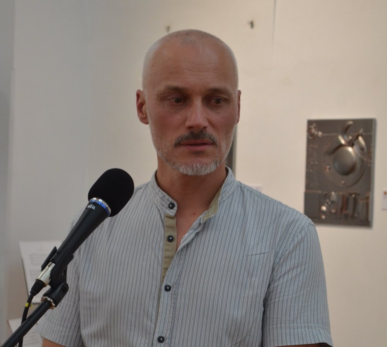 Gergely Zoltán szobrászművész, Gergely István unokaöccse •  Fotó: Nánó Csaba