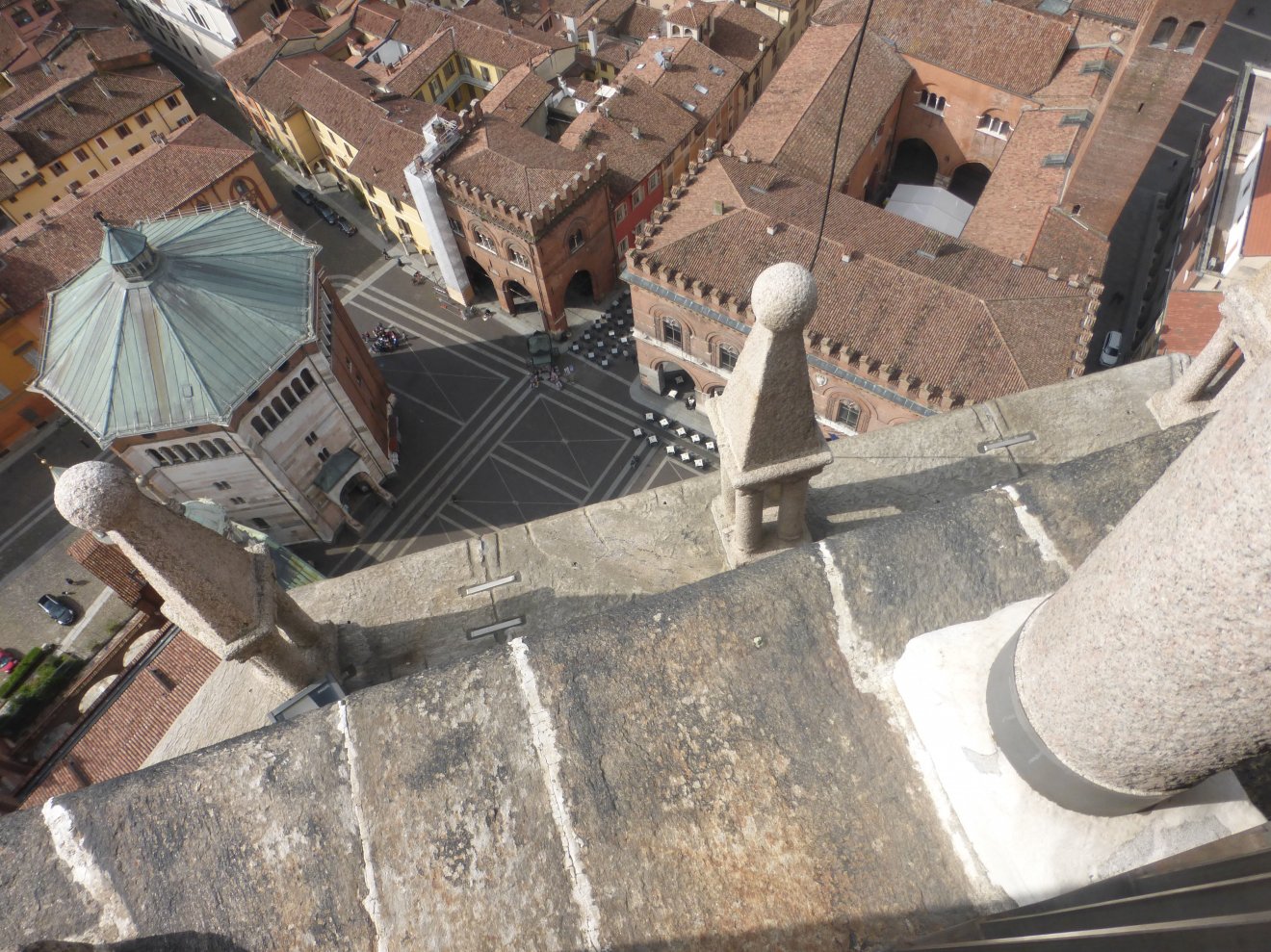 Kilátás Torazzóból a Városháza térreFOTÓK: CSERMÁK JUDIT •  Fotó: Csermák Judit