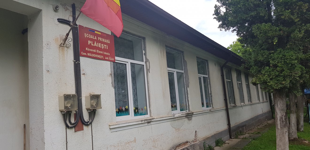 A kövendi iskolában egy összevont elemi osztály működik 14 gyerekkel &bullet;  Fotó: Makkay József