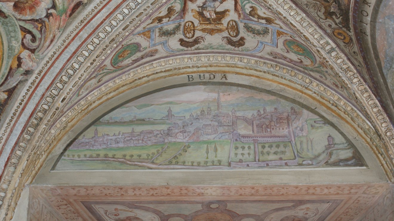 Magyar érdekesség: Buda freskója a Palazzo Ducaléban •  Fotó: Csermák Judit