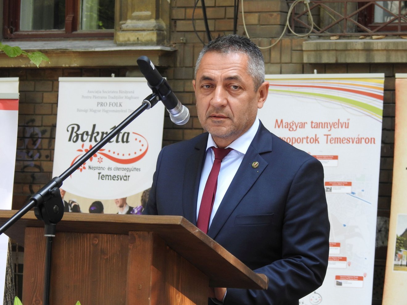 Potápi Árpád János államtitkár: a  magyar kormány mindent megtesz azért, hogy a temesvári magyar közösség megmaradjon és megerősödjön •  Fotó: Makkay József