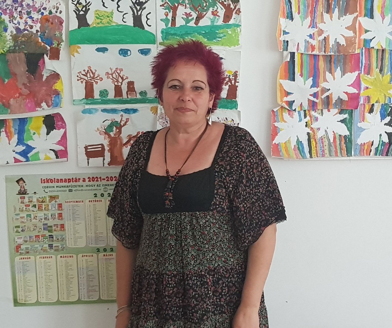 Szabó Enikő kövendi tanítónő: az összevont osztály önállóságra nevel &bullet;  Fotó: Makkay József