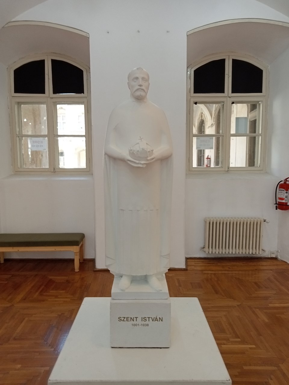 A művész Szent István-szobra csak makett formájában létezik •  Fotó: Nánó Csaba