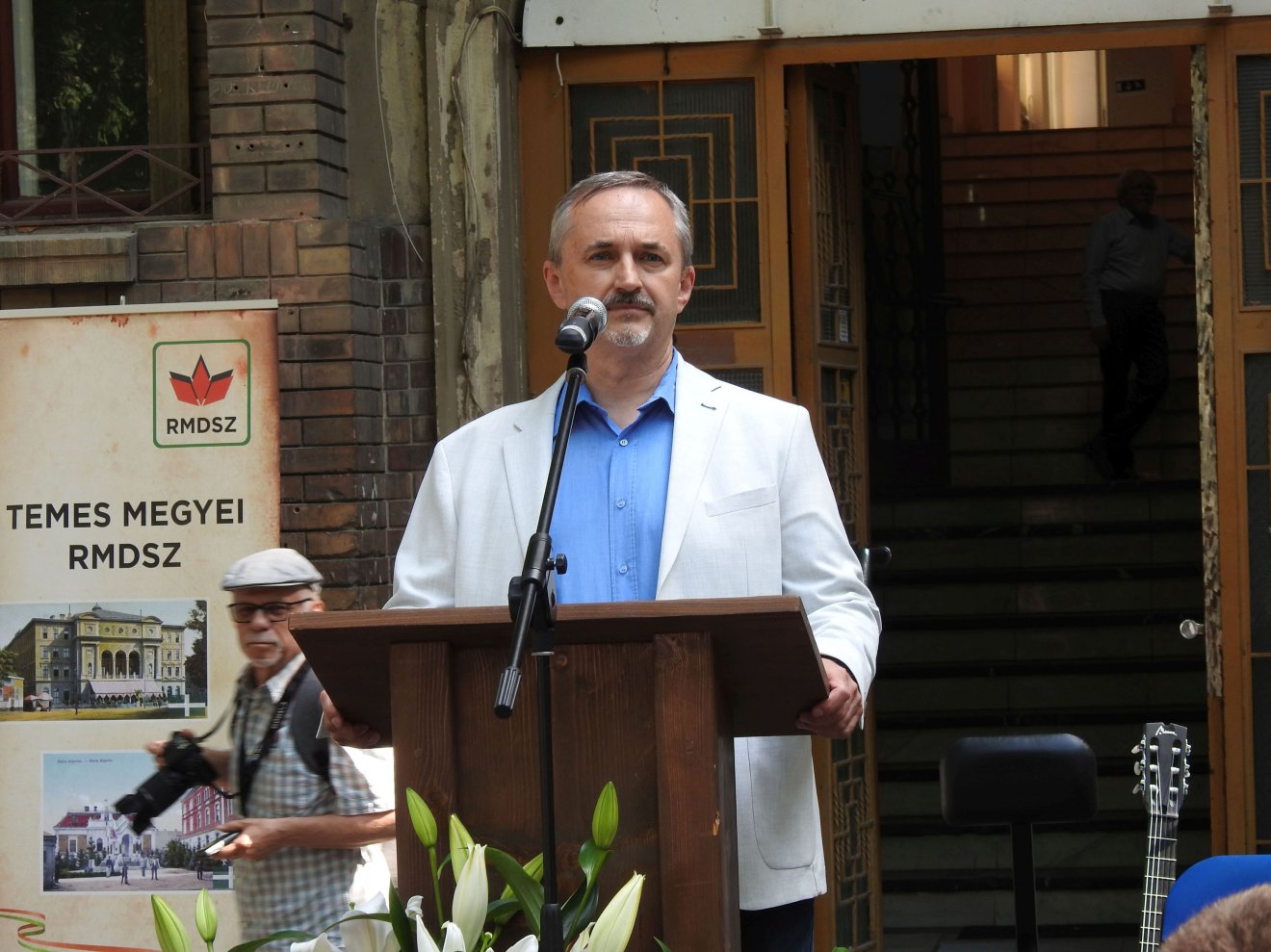 Tamás Péter, a magyar napokat szervező Várbástya Egyesület elnöke, Magyarország tiszteletbeli konzulja •  Fotó: Makkay József