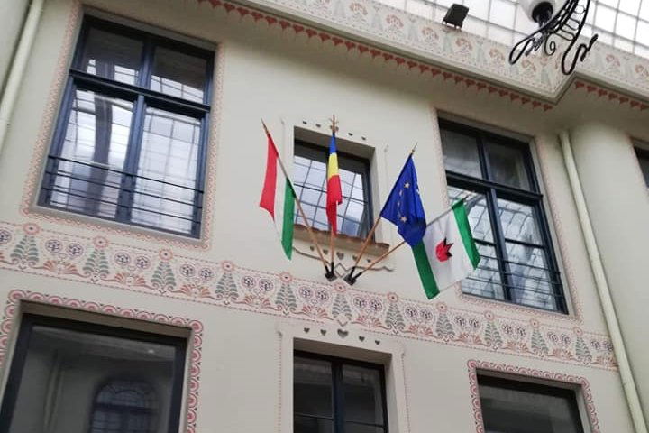 Több olvasata van a nagyváradi zászlóügynek •  Fotó: Facebook/Bihar megyei RMDSZ