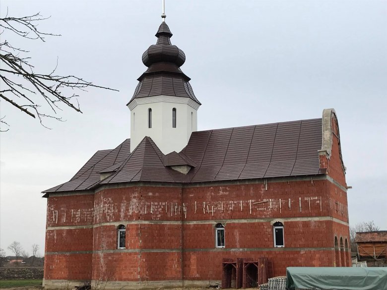 Az egykori Turul-nemzetség falujában, Érkenézben már felszentelték az új ortodox templomot •  Fotó: Sütő Éva