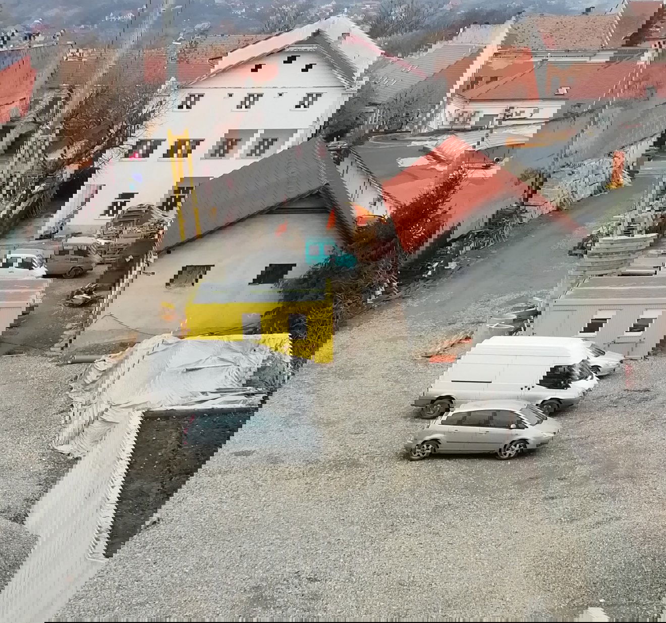 Idén augusztusig szeretnék befejezni az építkezést az udvarhelyi kollégiumban •  Fotó: Somogyi Botond