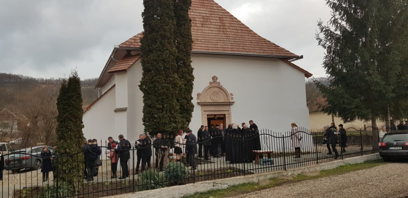A menyői református templom 2019-ben, a forradalom harmincadik évfordulóján •  Fotó: Makkay József
