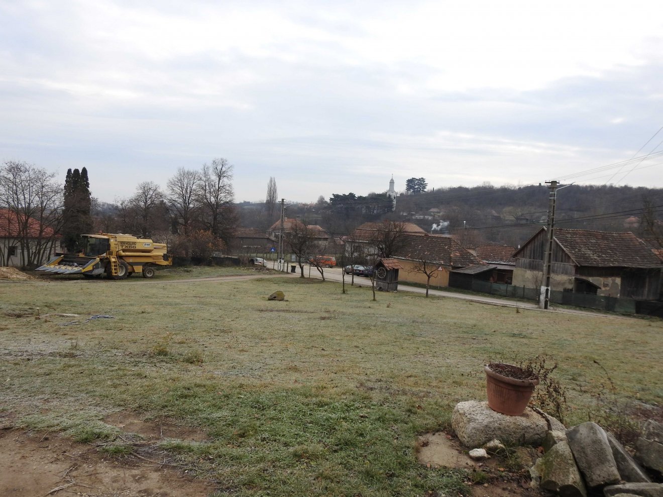 Kilátás Szabó Dezsőék aranyosrákosi portájáról •  Fotó: Makkay József