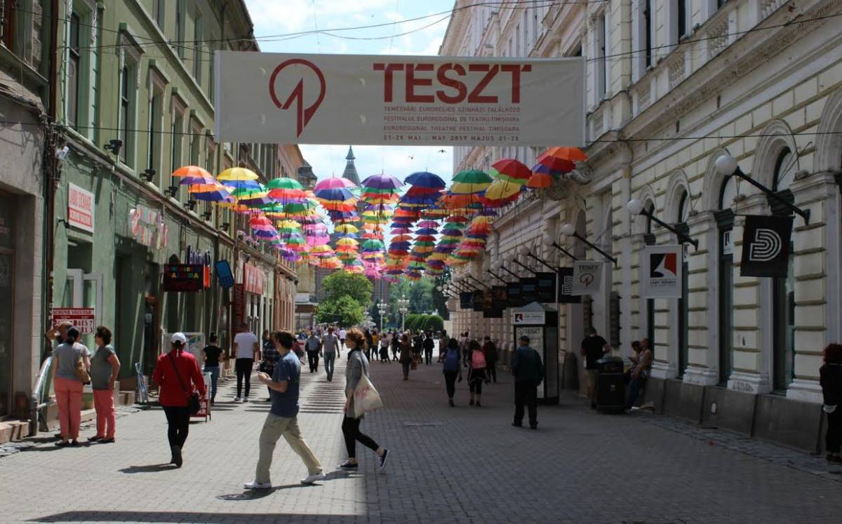 A fesztivál utcája Temesváron &bullet;  Fotó: Facebook/TESZT