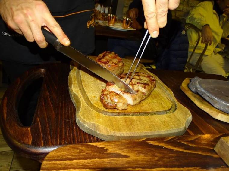 Rostélyos és bélszín amerikai módra