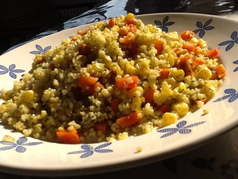 Erős páros: zöldpetrezselyem és köles