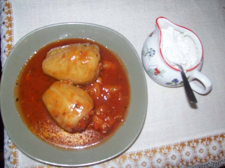 Töltött paprika öregesen