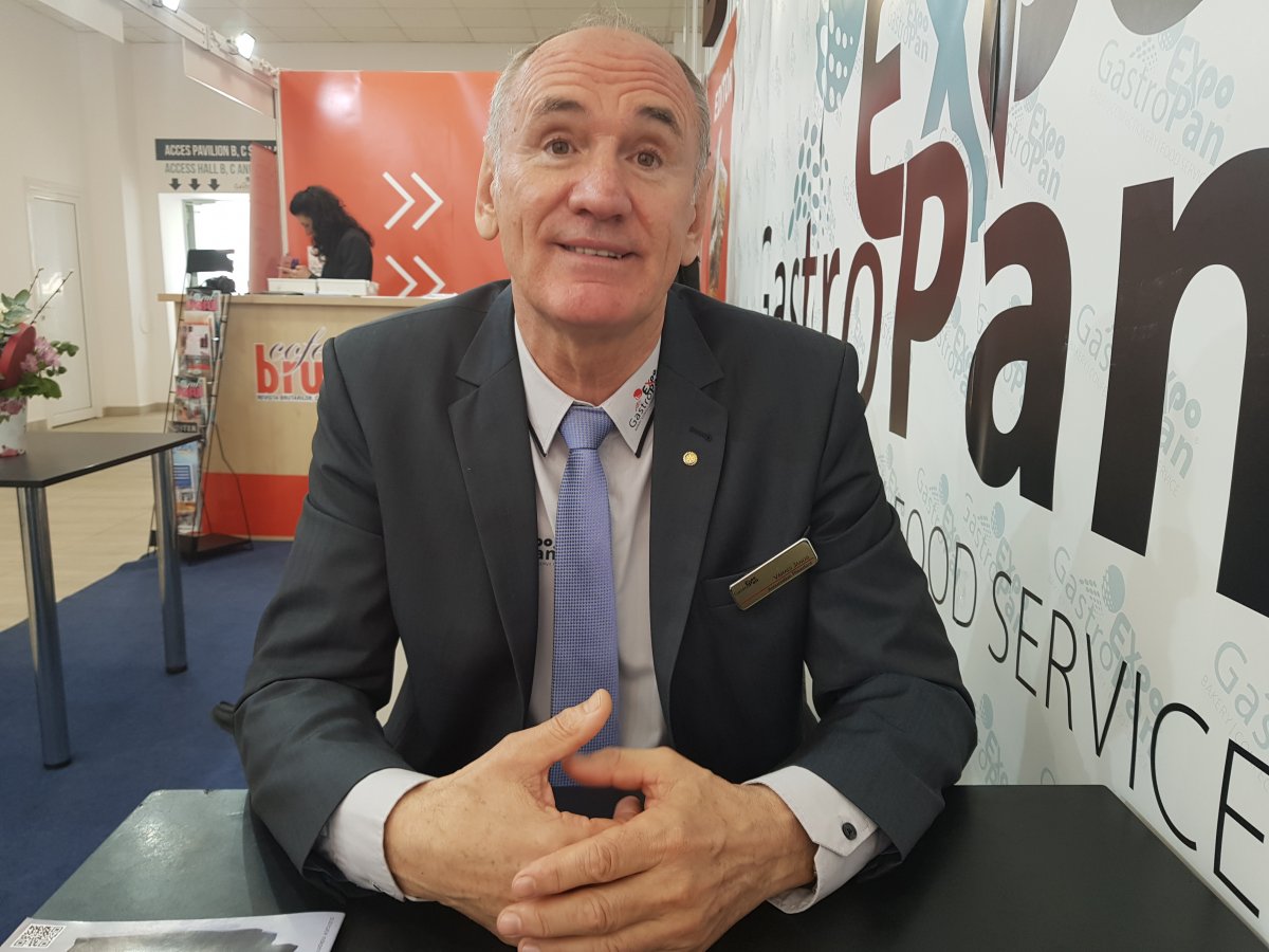 Váradi János, a PanGastRo Egyesület vezetője a romániai szakma alapemberévé vált &bullet;  Fotó: Makkay József