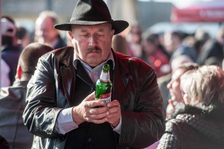 Igazi csíki sör a pohárban