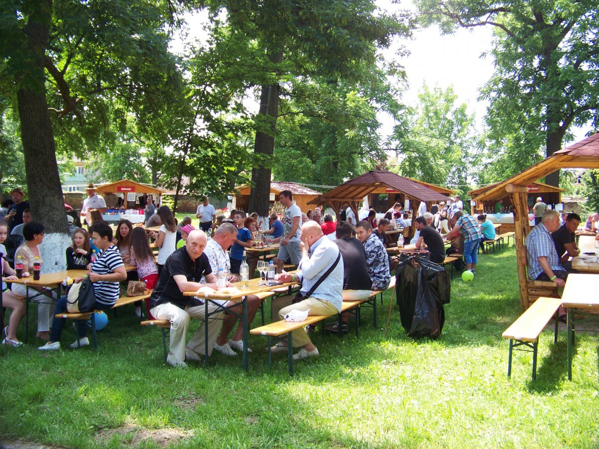 A Zichy-kastélykertbe gyűltek össze idén a borünnep alkalmából &bullet;  Fotó: Sütő Éva