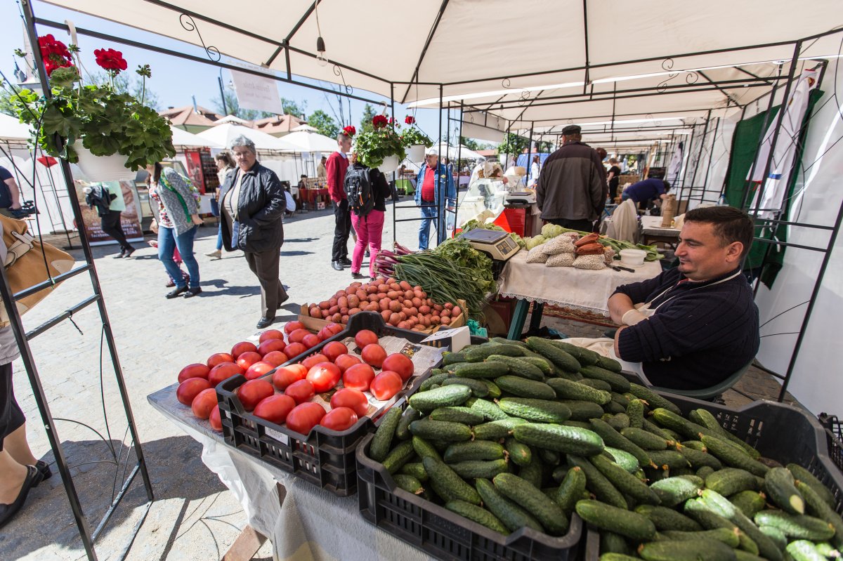 Tövissi Attila agronómus szerint a hideg időjárás miatt idén később értek be a tavaszi zöldségek &bullet;  Fotó: Boda L. Gergely