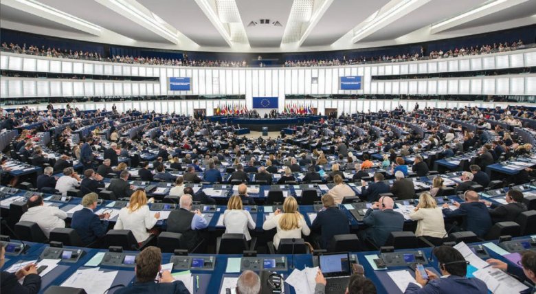 Az Európai Parlament strasbourgi plénuma. Kemény viták övezték a Sargentini-jelentést •  Fotó: Europarl.Europa.eu