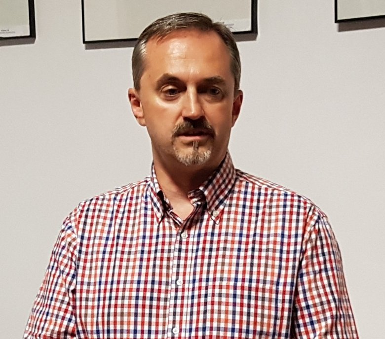 Tamás Péter szerint Temesvár értelmiségi, igényes, egyetemi város •  Fotó: Borbély Zsolt Attila