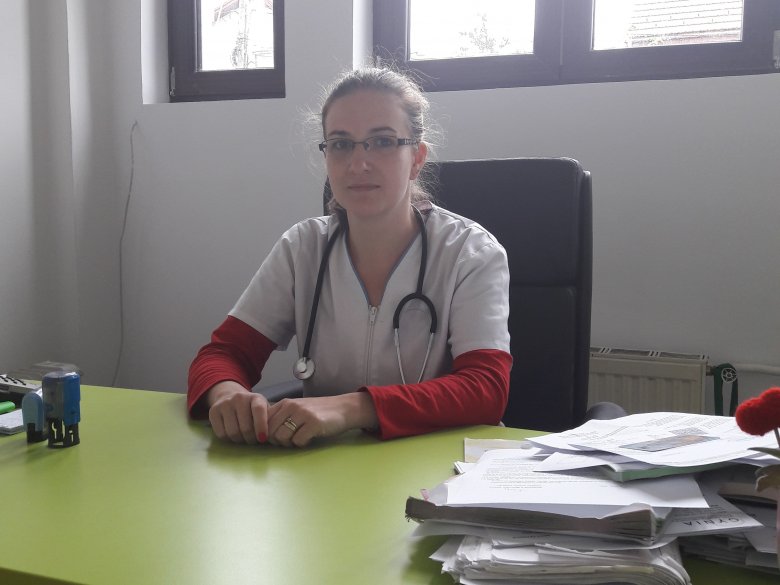 Vajas Tímea: az egészségügyben csak az lehet sikeres, aki szívesen dolgozik •  Fotó: Makkay József