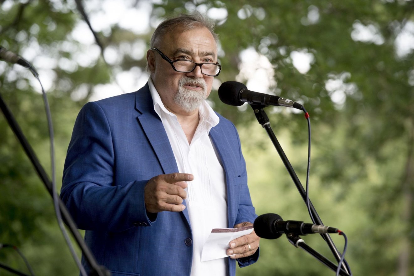 Takaró Mihály irodalmtörténész érdeme, hogy a kommunista rendszer által száműzött magyar írókat sikerült visszaemelni a magyar irodalmi kánonba •  Fotó: MTI