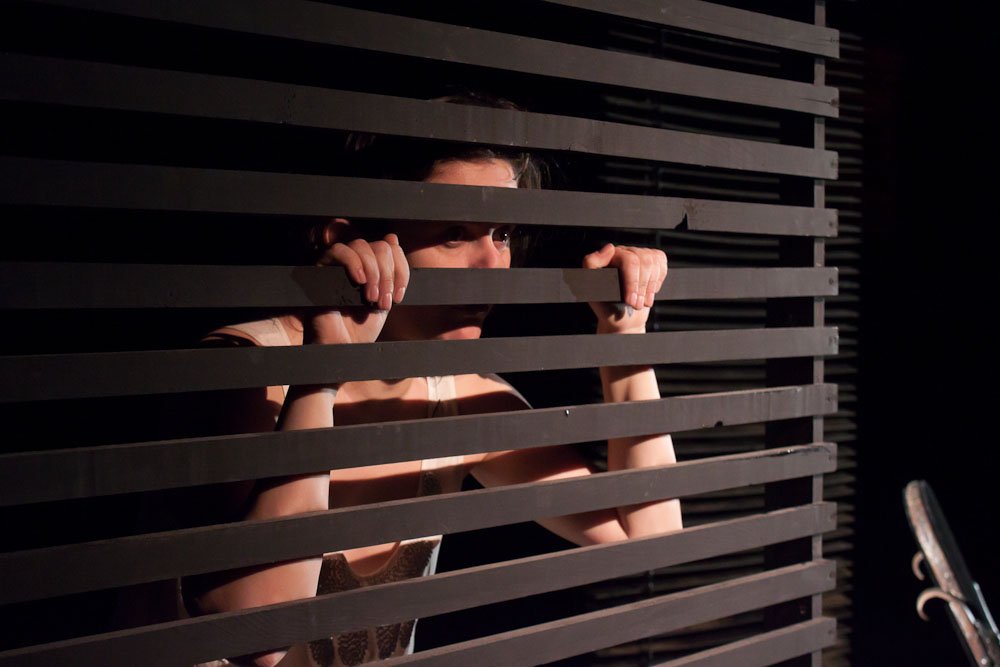 A nagysikerű sepsiszentgyörgyi egyéni előadásban, A szeretőben &bullet;  Fotó: Tamási Áron Színház