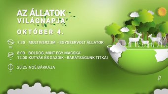 Állati műsorok október 4-én a közmédia csatornáin