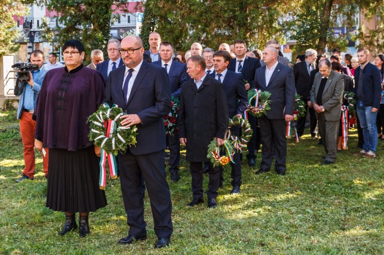 Az 1848–1849-es forradalomra és szabadságharcra a kárpátaljai magyarok is méltósággal emlékeztek •  Fotó: MTI