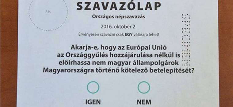 Referendum: magas határon túli részvétel