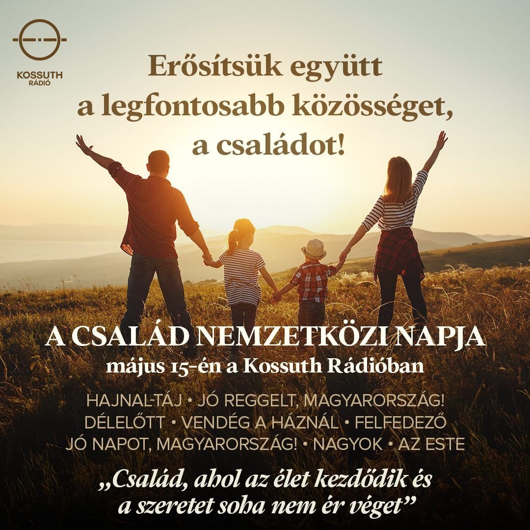 A kossuth Rádió egész napos műsorfolyamának a felhívása •  Fotó: MTVA