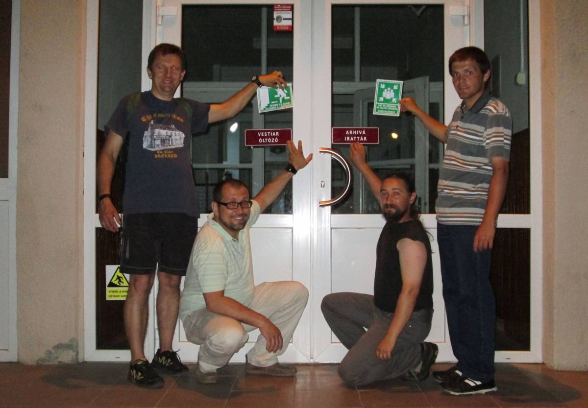 Marosvásárhelyi CEMO-akció a kétnyelvűségért •  Fotó: Pinti Attila