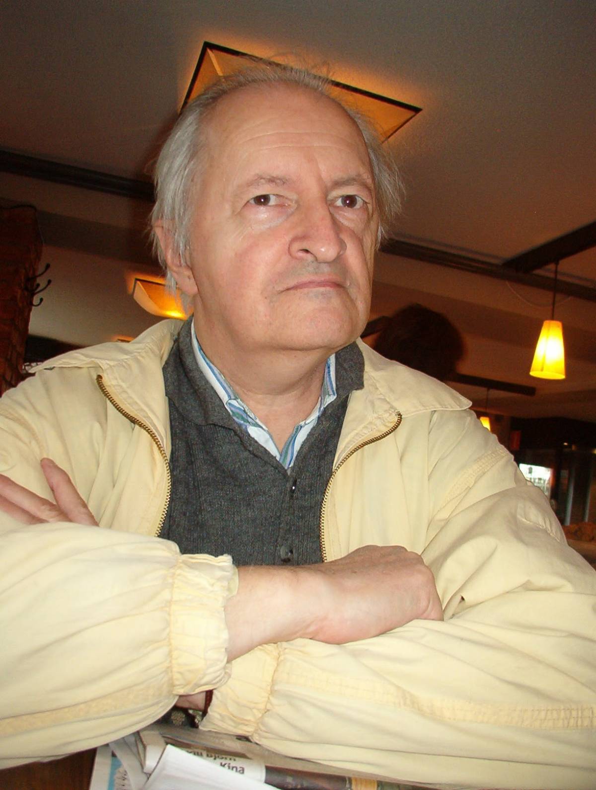 A 75 éves Tóth Károly Antal, az Ellenpontok egykori szerkesztője • Fotó: Borbély Zsolt Attila