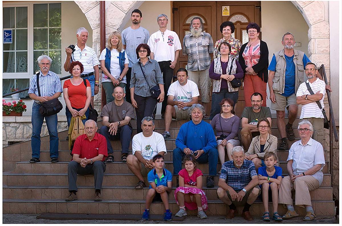 A zsoboki művésztábor résztvevői: nemcsak alkotások, hanem barátságok is születnek &bullet;  Fotó: Essig József