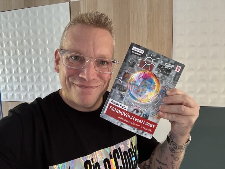 Vámos Robi művész-mentor, író új könyve a szuperérzékeny gyerekeknek és szüleiknek szól