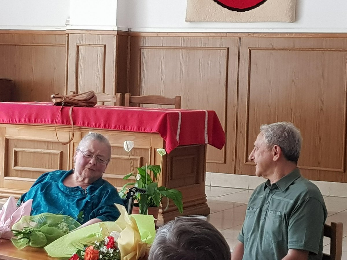 Bethlen Anikó grófnővel Káli István beszélgetett életútjáról &bullet;  Fotó: Antal Erika