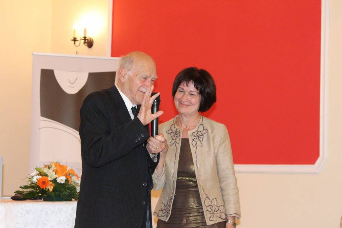 Egyed Ákos meghatottan beszélt lánya sokoldalú tevékenységéről &bullet;  Fotó: Horváth László