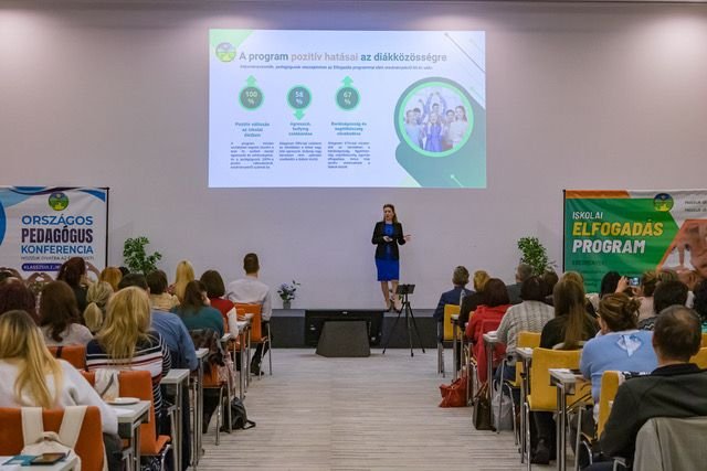 A budapesti konferencián számos neves szakember tartott előadást az iskolai agresszióról •  Fotó: Virágozz és Prosperálj Közhasznú Alapítvány