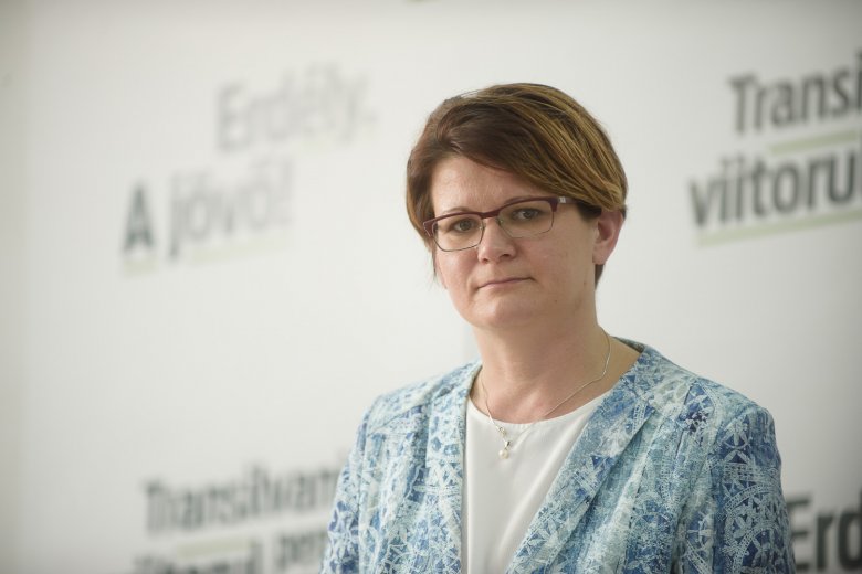Horváth Anna szerint a helyi hatóságok kekeckedése ellenére is mindenhol beindul az építkezés •  Fotó: Bíró István