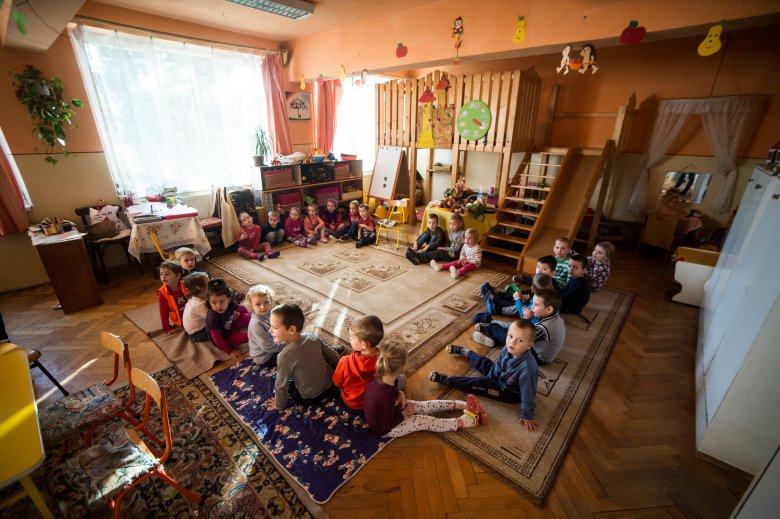 Az óvodai nagycsoport legkésőbb 2020-ig, a középcsoport 2023-ig válik kötelezővé, 2030-ig pedig a kiscsoport is törvényes előírás lesz •  Fotó: Barabás Ákos