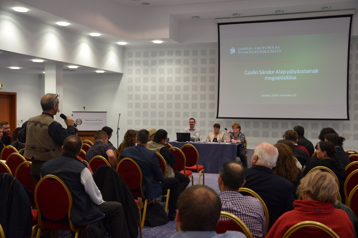 Erdélyben nagy az igény a pályázatírással kapcsolatos konferenciák iránt • Fotó: Hagyományok Háza
