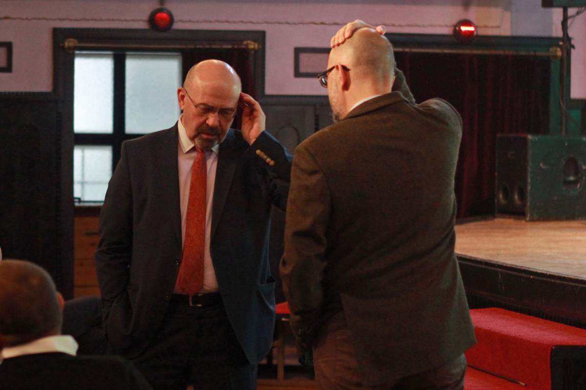 Markó Béla és Kelemen Hunor, a régi és az új elnök: az RMDSZ vonalvezetésében csak apróbb módosítások történtek • Fotó: Haáz Vince