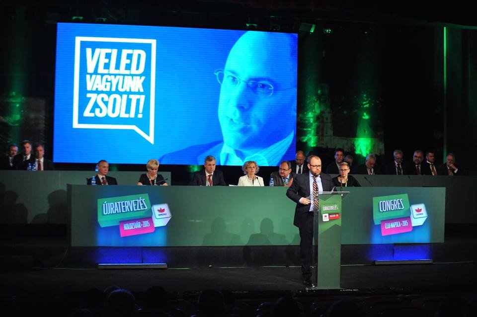 Szolidaritás 2015-ben a börtönbe került Nagy Zsolttal. Az RMDSZ szerint politikusai esetében etnikai alapú meghurcolás történt • Fotó: Archív