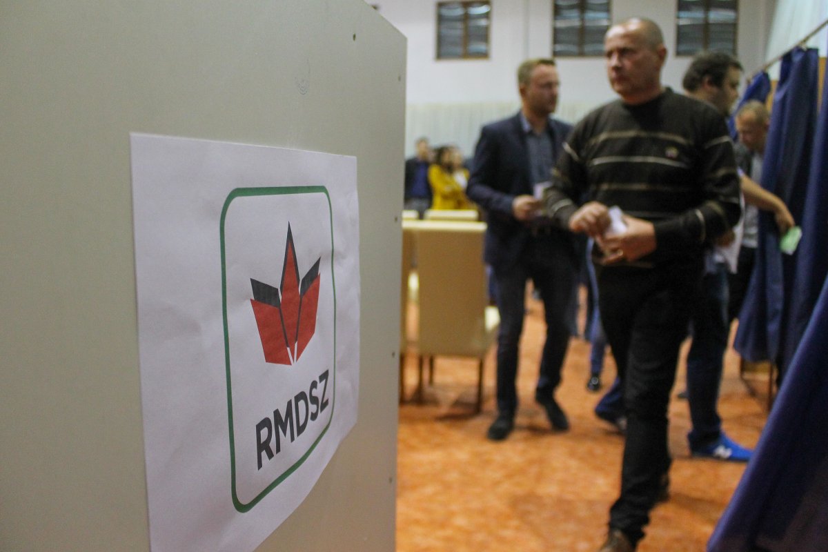 Csak az RMDSZ. Az idei EP-választásokon sok babér nem terem az MPP-nek és az EMNP-nek •  Fotó: Pál Árpád