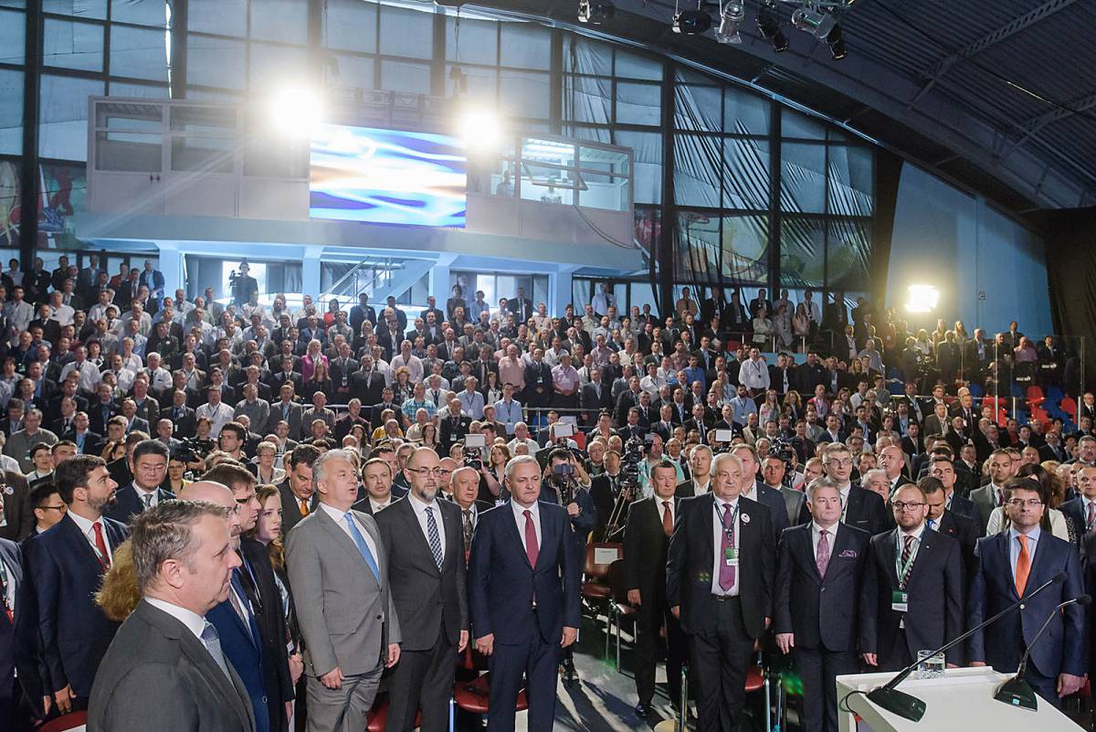 A kongresszuson Kelemen Hunor kijelentette: nem időszerű a területi, illetve kulturális autonómiáról szóló törvénytervezet benyújtása • Fotó: Bíró István