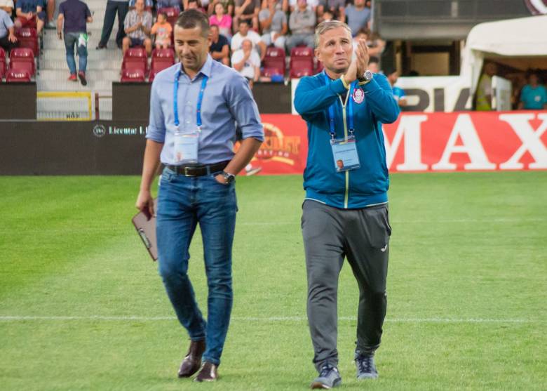 Dan Petrescu és Cristian Papnin: új arcok Kolozsváron •  Fotó: Riti Attila