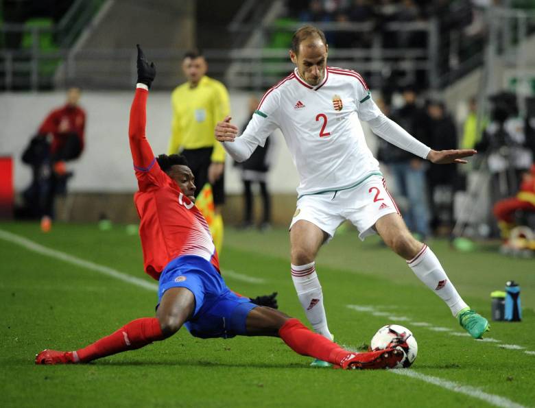 A magyar válogatott a Costa Rica elleni 1–0-ás győzelemmel zárta a 2017-es esztendőt •  Fotó: MTI
