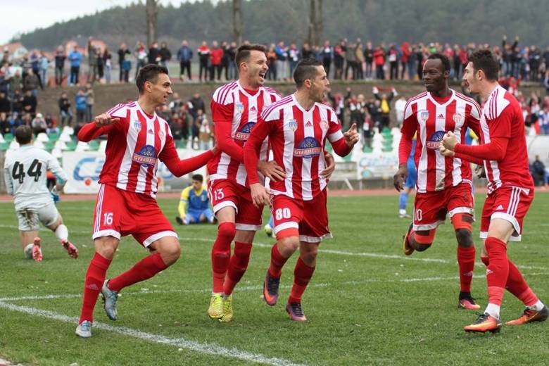 Történelmi diadal. Székelyföldi csapat fog játszani a Liga 1-ben •  Fotó: Pál Árpád